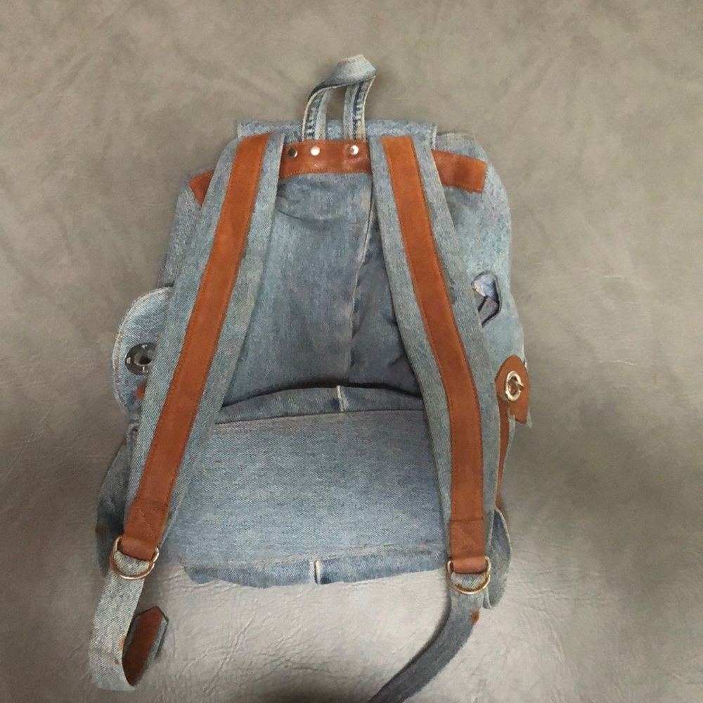 Denim backpack - Picture 3 of 4